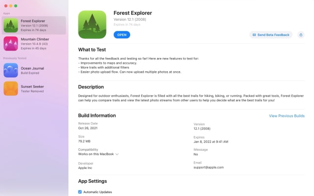 TestFlight Now Available on the Mac App Store