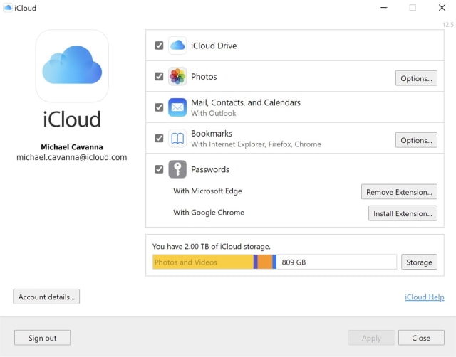 Apple Releases iCloud 13 for Windows With Support for ProRes Video, ProRaw Photos, Strong Password Generation