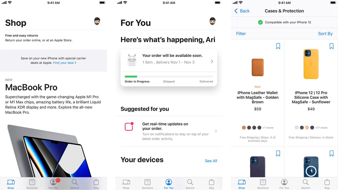 Apple Store App Now Lets You Save Items You Like as Lists - Uploading.sk