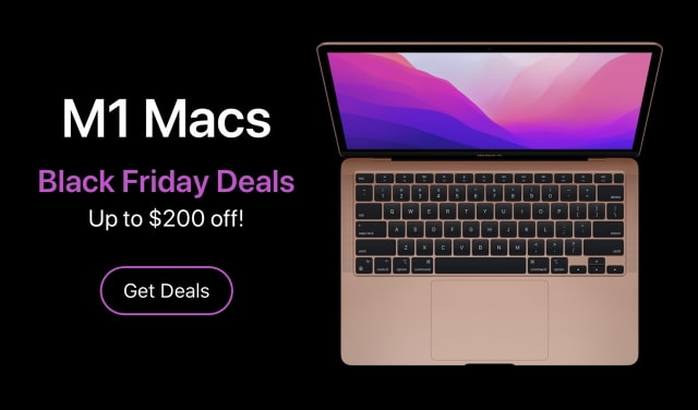 Black Friday Discounts on M1 Macs [Deal]