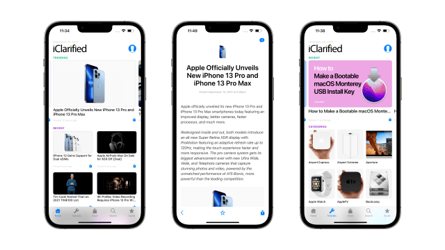 iClarified App Updated for iOS 15 With Widgets, Account Management, More