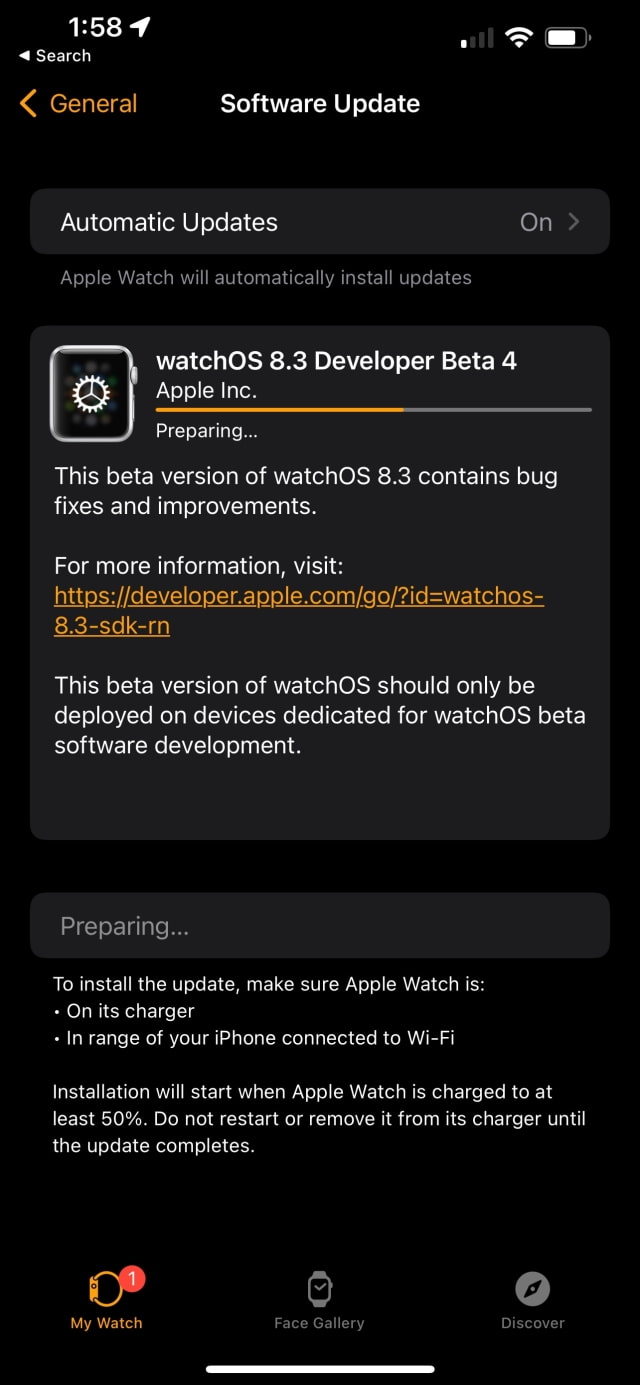 Apple Seeds watchOS 8.3 Beta 4 to Developers [Download]