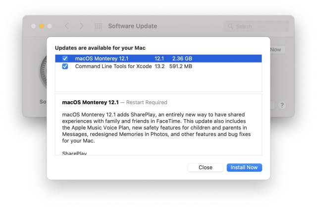 Apple Releases macOS Monterey 12.1 With SharePlay, Redesigned Memories in Photos, More [Download]