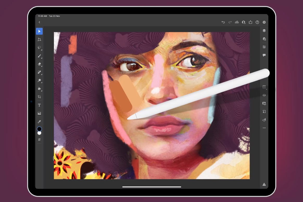 Adobe Photoshop for iPad Updated With Smudge and Sponge Tools