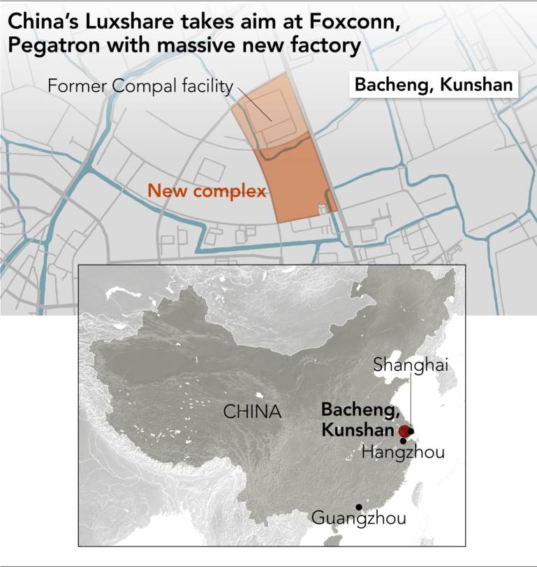 Luxshare is Building a Massive New iPhone Assembly Plant in China