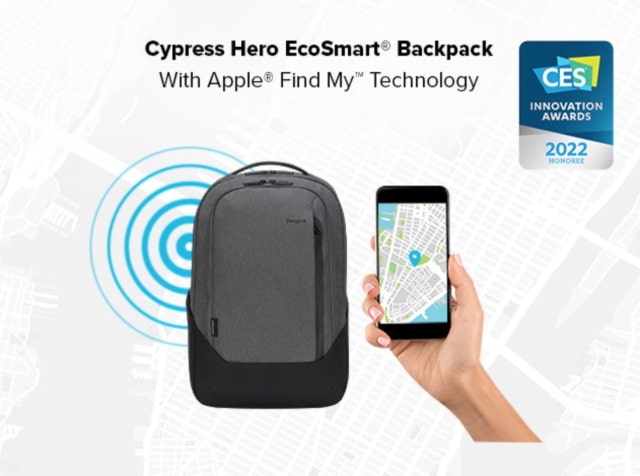 Targus Showcases Cypress Hero EcoSmart Backpack With Built-in Apple Find My Technology