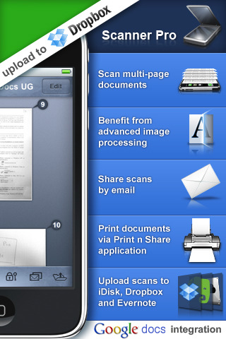 Scanner Pro for iPhone Adds Page Edge Detection, Image Stabilization