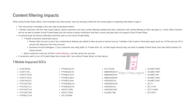 T-Mobile Blocking iCloud Private Relay for Some Users Due to Conflict With Its Own Services