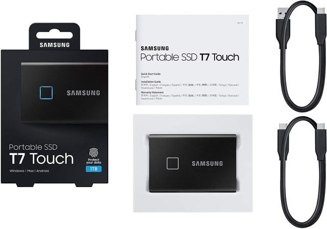 Samsung T7 Touch Portable 1TB SSD On Sale for 26% Off [Deal]