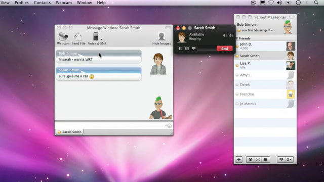 Yahoo Messenger Beta for Mac Adds Voice!