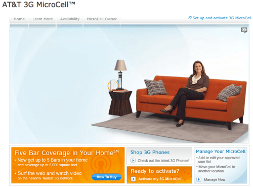 AT&amp;T: Nationwide 3G Microcell Rollout Begins Mid April
