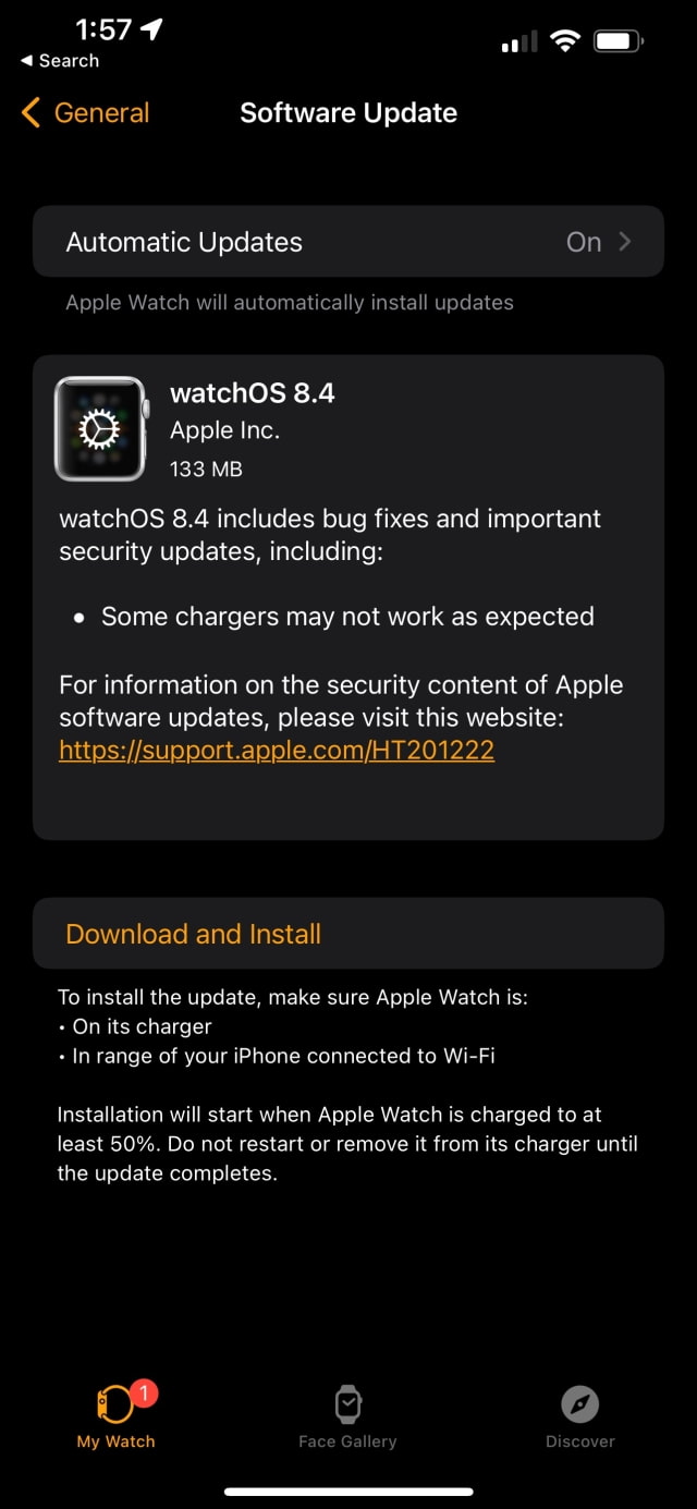 Apple Seeds watchOS 8.4 RC to Developers [Download]