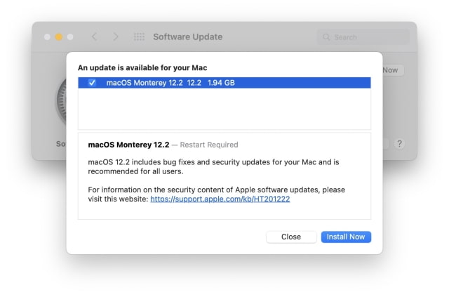 Apple Releases macOS Monterey 12.2 [Download]