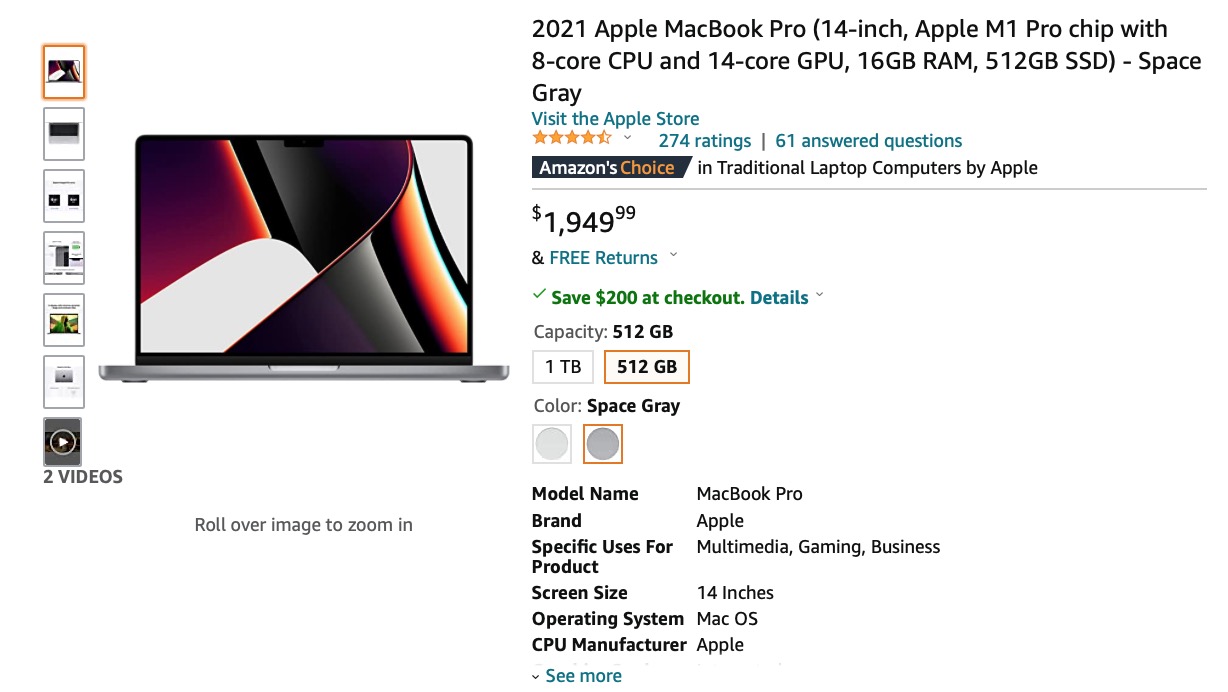 New 14-inch MacBook Pro On Sale for $249 Off! [Lowest Price Ever]