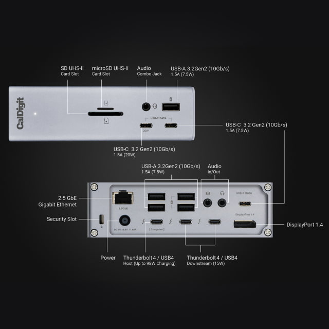 CalDigit Announces New TS4 Thunderbolt 4 Docking Station With 18 Ports