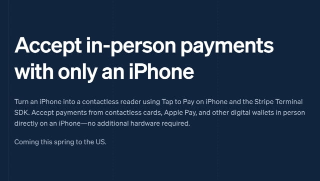 Stripe Launches Closed Beta for &#039;Tap to Pay&#039; on iPhone