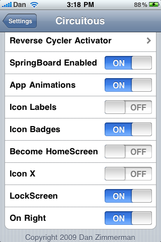 Circuitous iPhone App Switcher Improves GUI, Animation