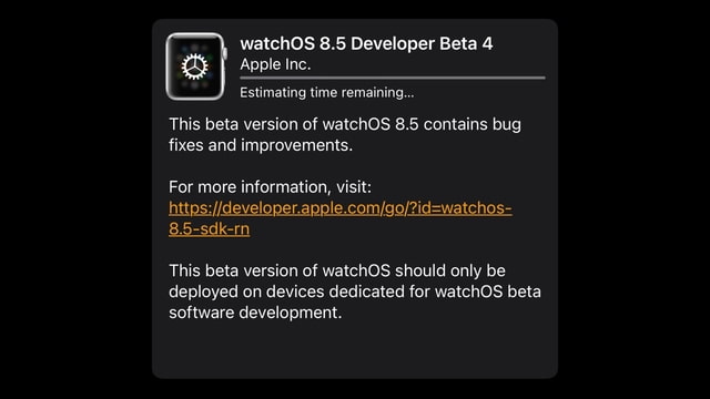  Apple Seeds watchOS 8.6 リリース候補を開発者に提供