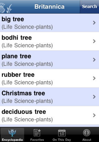 Britannica Encyclopedia 2010 Now Available on iPhone