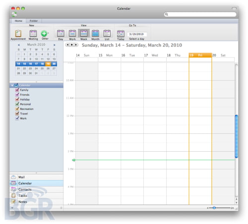First Screenshots of Microsoft Office 2011 for Mac