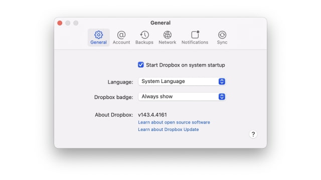 Dropbox Updated With Native Support for Apple Silicon