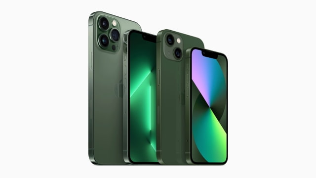 Apple Launches New Green Finishes for iPhone 13 and iPhone 13 Pro