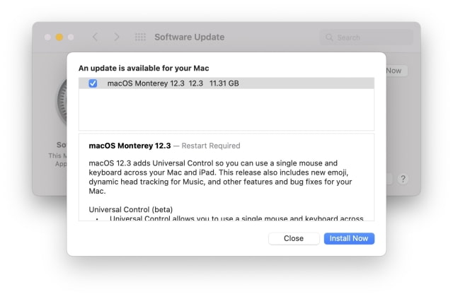 Apple Releases macOS Monterey 12.3 RC [Download]