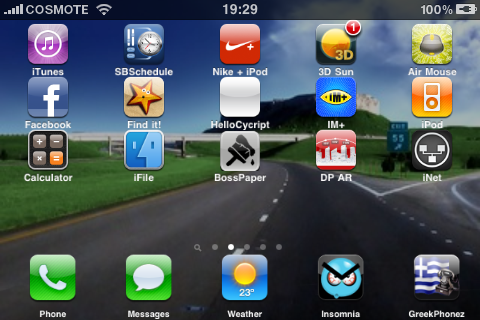 SpringBoard Rotator Enables Landscape Mode On Your iPhone Home Screen