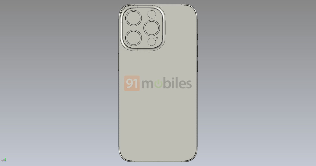 CAD Renders Allegedly Reveal Design of iPhone 14 Pro [Images]
