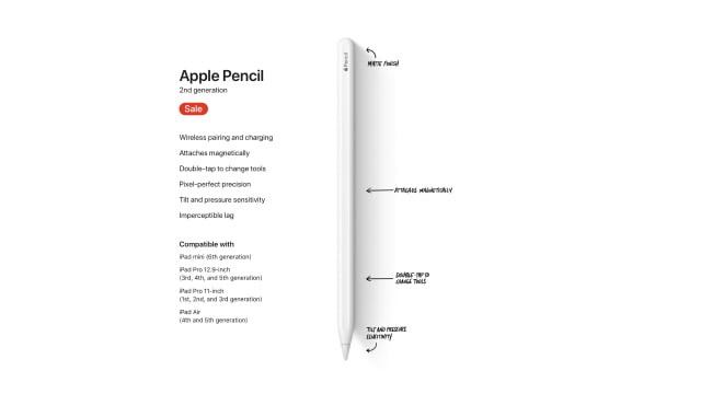 Apple Pencil 2 On Sale for $25 Off [Deal]