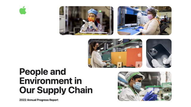 Apple Releases 2022 &#039;People and Environment in Our Supply Chain Report&#039;