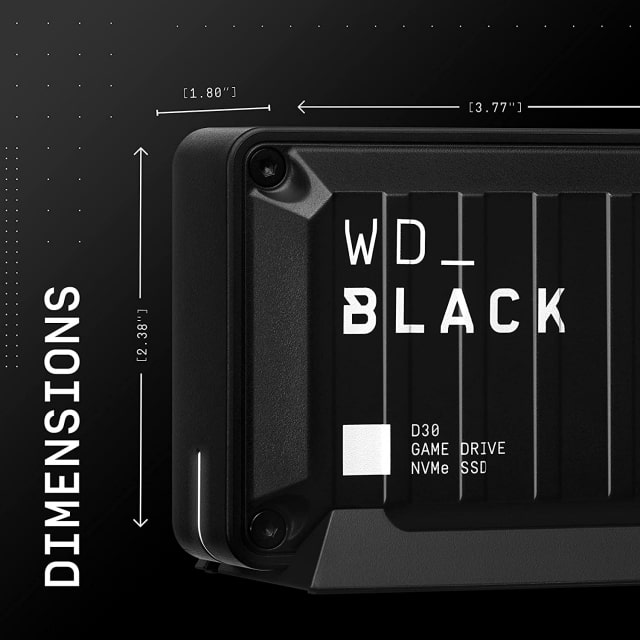 WD_BLACK 2TB D30 External Game Drive SSD On Sale for 33% Off [Deal]