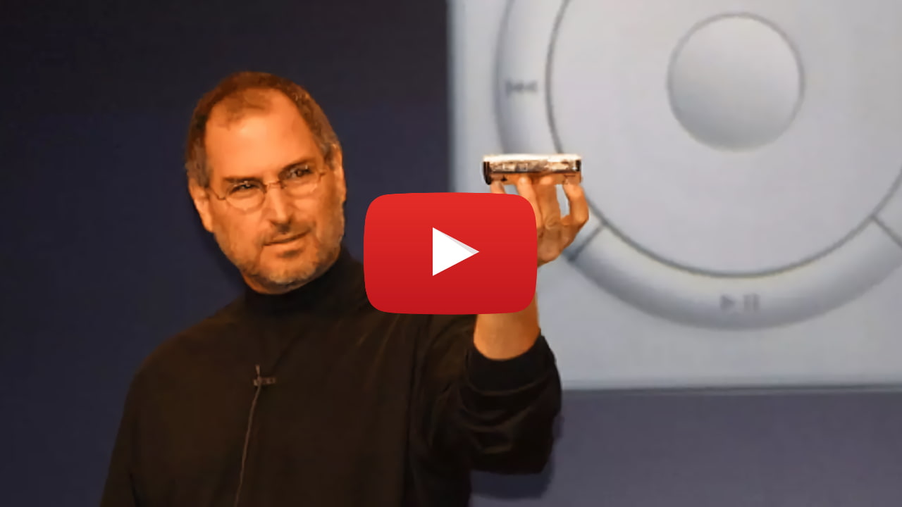 Watch Steve Jobs Unveil the First iPod [Video] - iClarified