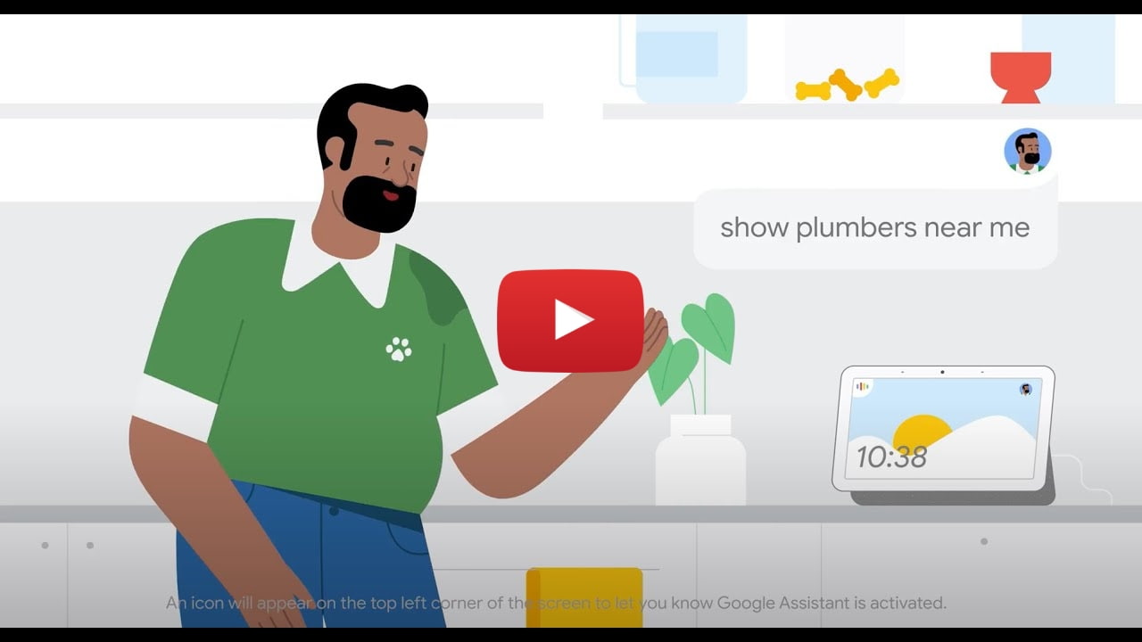 Google Image Talking Google's New 'Look and Talk' Feature Activates Assistant Without 'Hey ...
