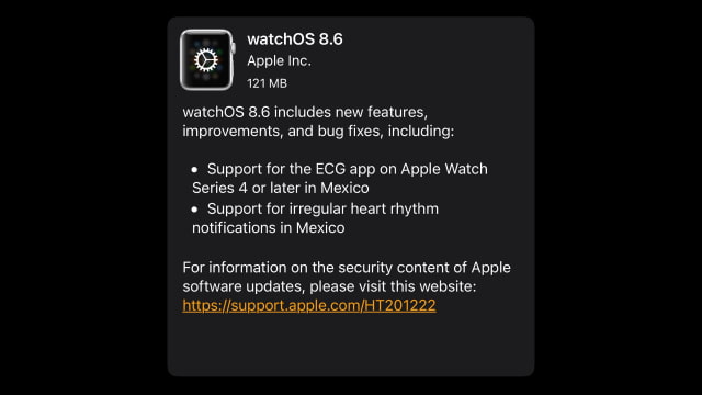 Apple Seeds watchOS 8.6 RC to Developers [Download]