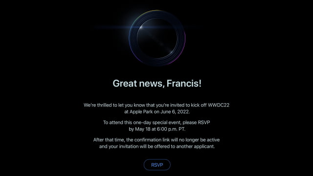 Apple Sends Out Invites to WWDC 2022 In-Person Event