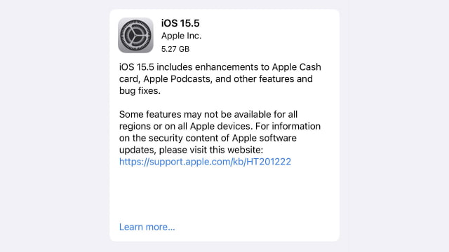 Apple Releases iOS 15.5 and iPadOS 15.5 [Download]