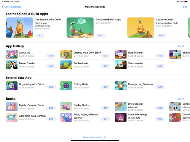 Apple brengt Swift Playgrounds 4.1 uit voor Mac en iPad [Download]