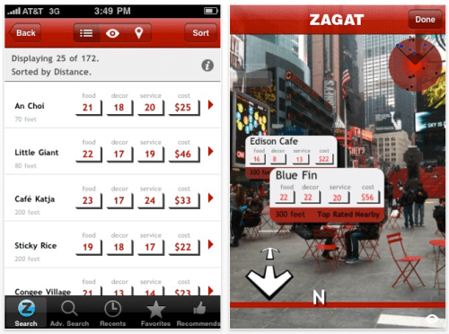 Zagat Launches New App for iPad