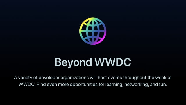 Apple Highlights &#039;Beyond WWDC&#039; Events