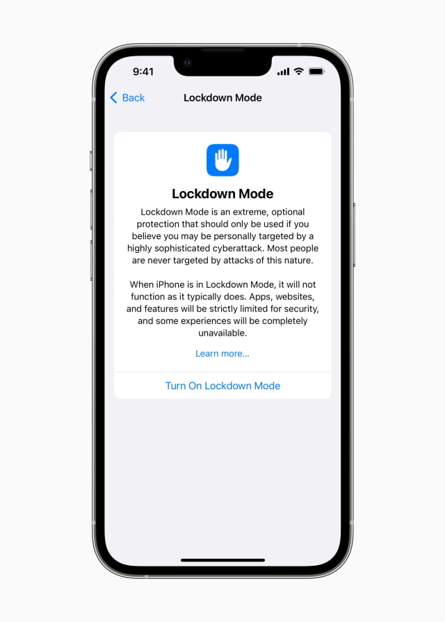 Apple Announces New &#039;Lockdown Mode&#039; for iPhone, iPad, Mac