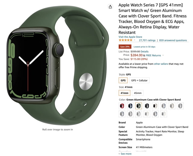 Apple Watch Series 7 On Sale for Just $284! [Lowest Price Ever]
