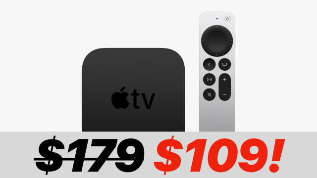 Apple TV 4K Drops to Lowest Price Ever of $109 [Prime Day Deal]