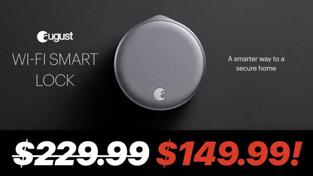 August WiFi (4th Gen) Smart Lock On Sale for New Low of $149.99 [Prime Day Deal]