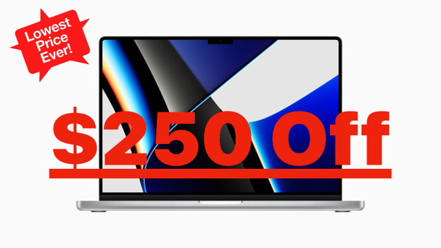 New 16-inch M1 MacBook Pro On Sale for $250 Off [Lowest Price Ever]