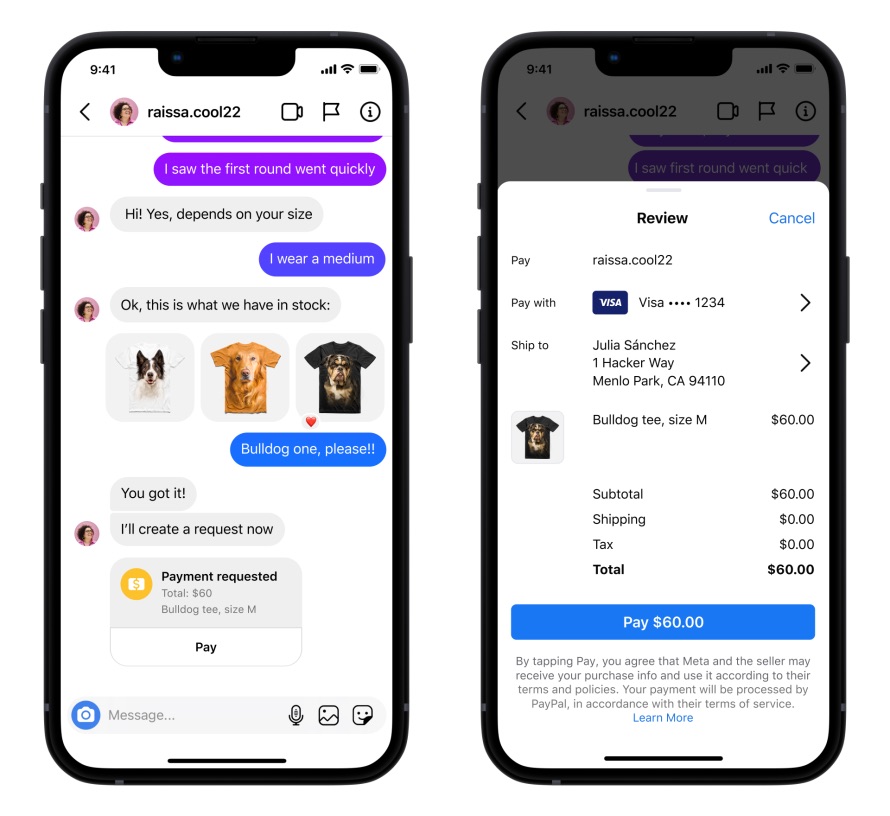 You Can Now Buy Products Directly in Chats on Instagram