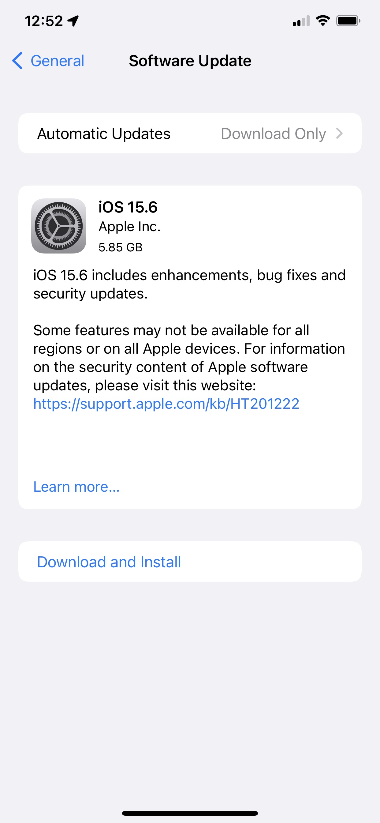 iOS 15.6 Release Notes