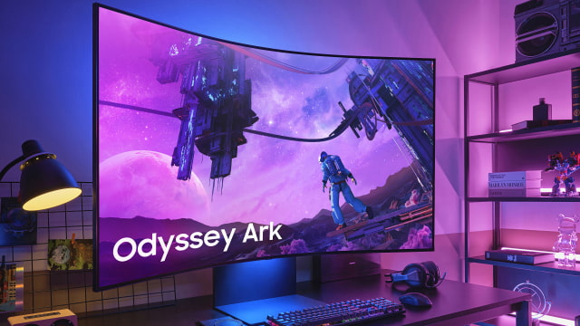 Amazon Offers $200 Credit on Pre-orders of Samsung&#039;s Massive 55-inch Curved Odyssey Ark Monitor