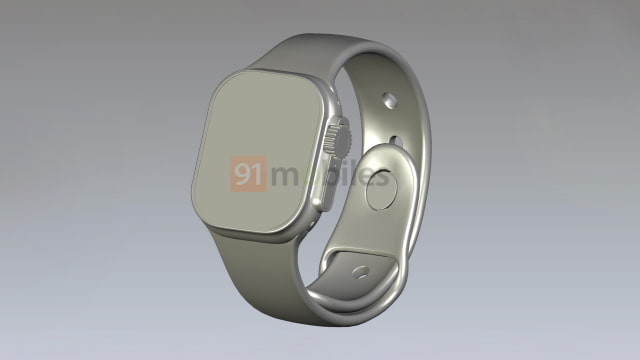 CAD Renders Purportedly Reveal Design of Apple Watch Pro