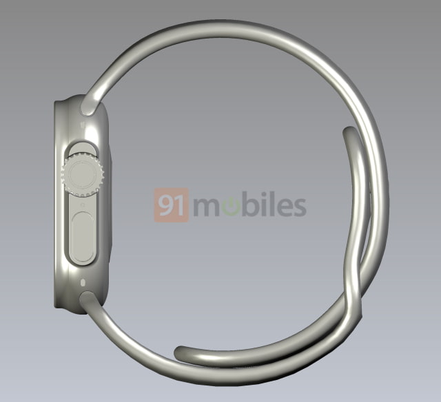 CAD Renders Purportedly Reveal Design of Apple Watch Pro